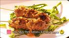 Thai Style Pork Kebabs with Peanut Sauce