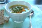 Scotch broth with pesto