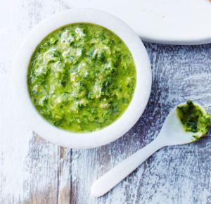 Chargrilled Zucchini with Dill and Pistachio Pesto