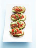 Avocado & Tomato Bruschetta