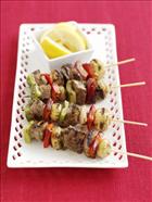 Beef, Veggie and Herb Kebabs