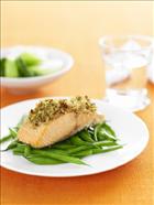 Artichoke and Caper Crusted Salmon